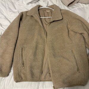 Brandy Melville John galt teddy jacket. OS. Fits like a M.